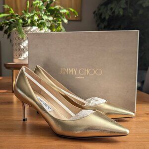 Jimmy Choo Romy 60 Light Gold